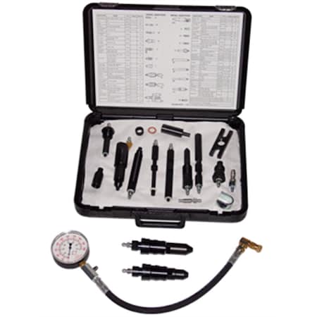 Lang Tools Diesel Compression Test Set With Tester and Adapters TU-15-70